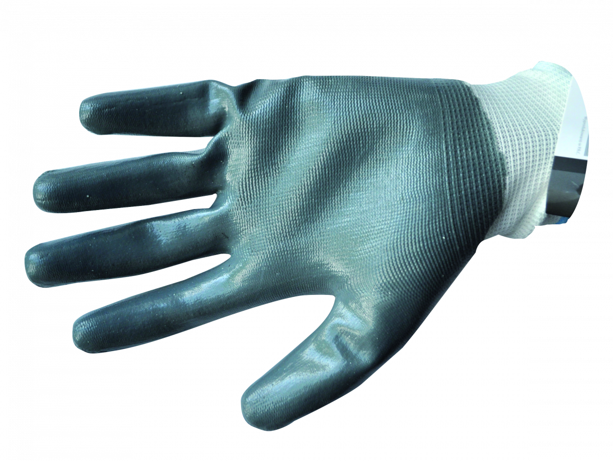 MN-06-214 Polyester latex palm-coated gloves